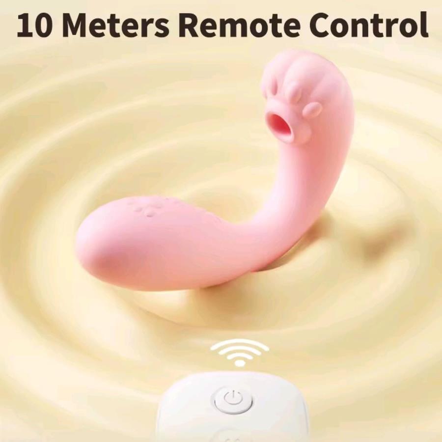 Civet Cat Succionador y Vibrador con control remoto